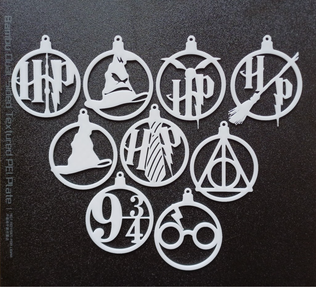 Enfeites de árvore de natal Harry Potter